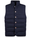 Vest Buttoned Down Padded Linen